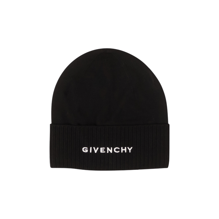 Givenchy Wool Logo Embroidered Beanie 'Black'