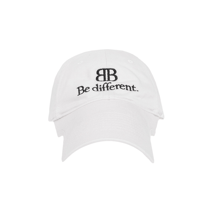 Balenciaga Be Different Baseball Cap 'Ecru/Black'