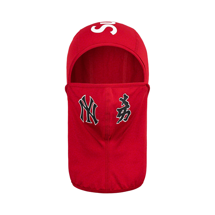 Supreme x MLB Kanji Teams Lightweight Balaclava - Yankees 'Red'