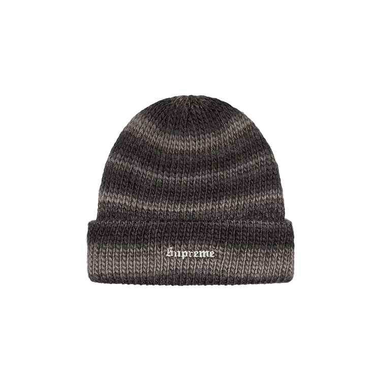Supreme Ombre Stripe Beanie 'Black'