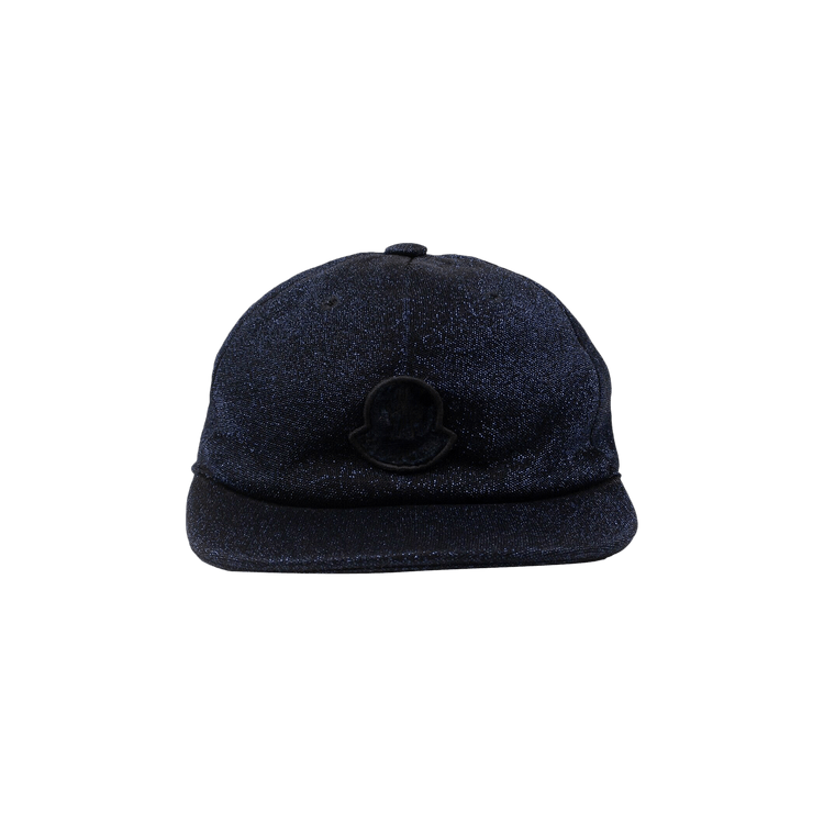 Moncler Sparkly Logo Patch Baseball Cap 'Blue'