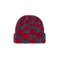 Stussy Crochet Checkered Beanie 'Red'