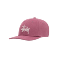 Stussy Canvas Big Basic Low Pro Cap 'Wine'