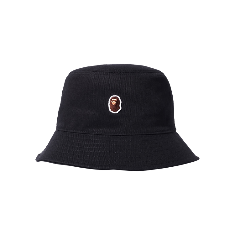 BAPE Ape Head One Point Bucket Hat 'Black'
