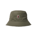 BAPE Ape Head One Point Bucket Hat 'Olive Drab'