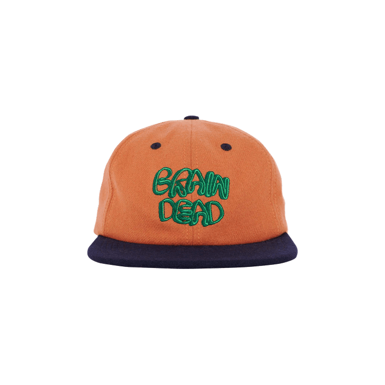 Brain Dead Plato Wool 6 Panel Cap 'Orange'