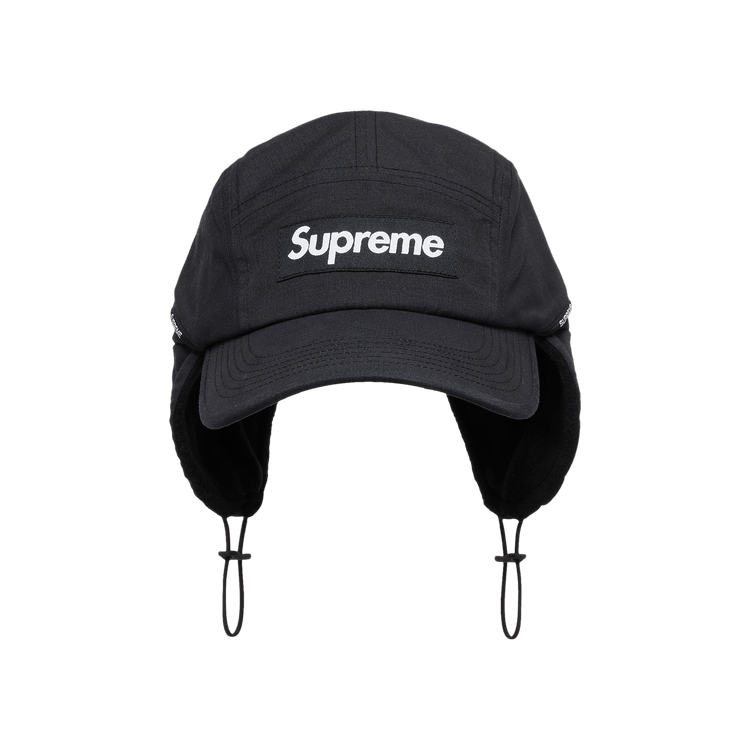 Supreme Packable Ear Flap Camp Cap 'Black'