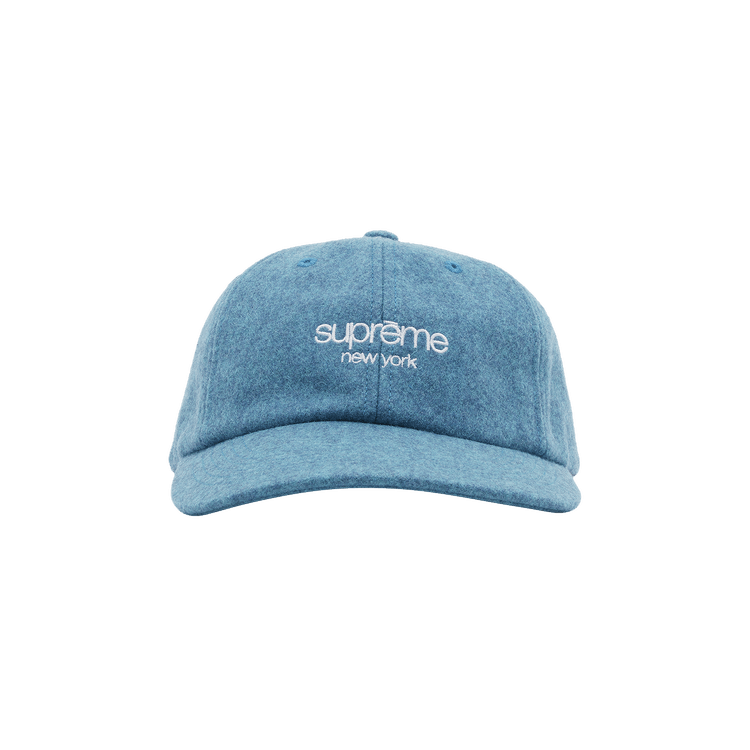Supreme Waxed Wool 6-Panel 'Cyan'