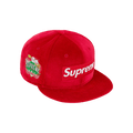 Supreme Velour Box Logo New Era 'Red'