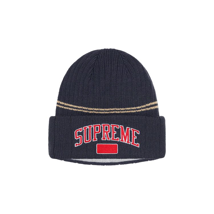 Supreme Fleece Lined Beanie 'Navy'