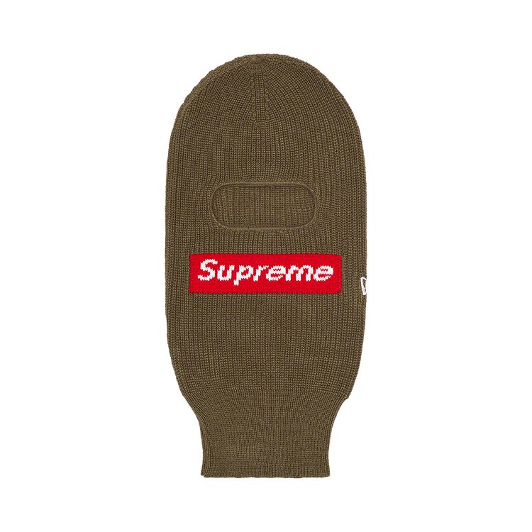 Supreme x New Era Box Logo Balaclava 'Olive'