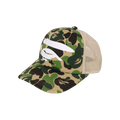 BAPE ABC Camo Ape Face Mesh Cap 'Green'