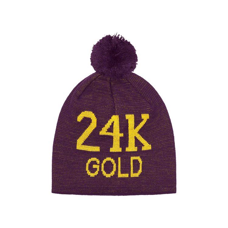 Supreme 24K Gold Beanie 'Purple'