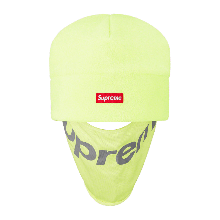 Supreme x Polartec Facemask Beanie 'Lime'