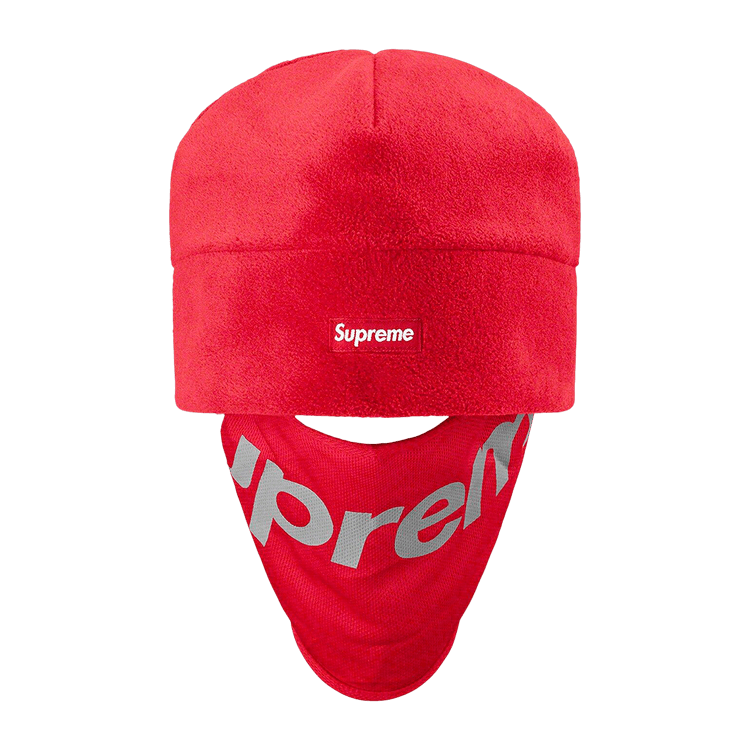 Supreme x Polartec Facemask Beanie 'Red'