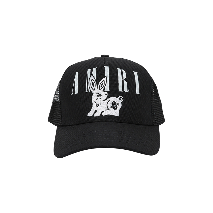 Amiri Bandana Rabbit Trucker 'Black'