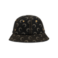 Marine Serre Moon Leather Bell Hat 'Black'