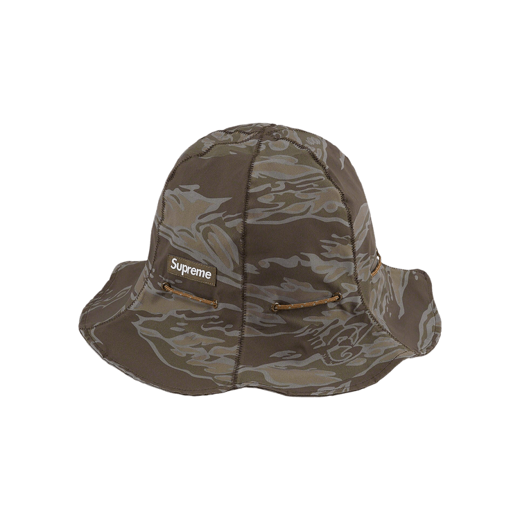 Supreme Tiger Camo Reflective Tulip Hat 'Brown'