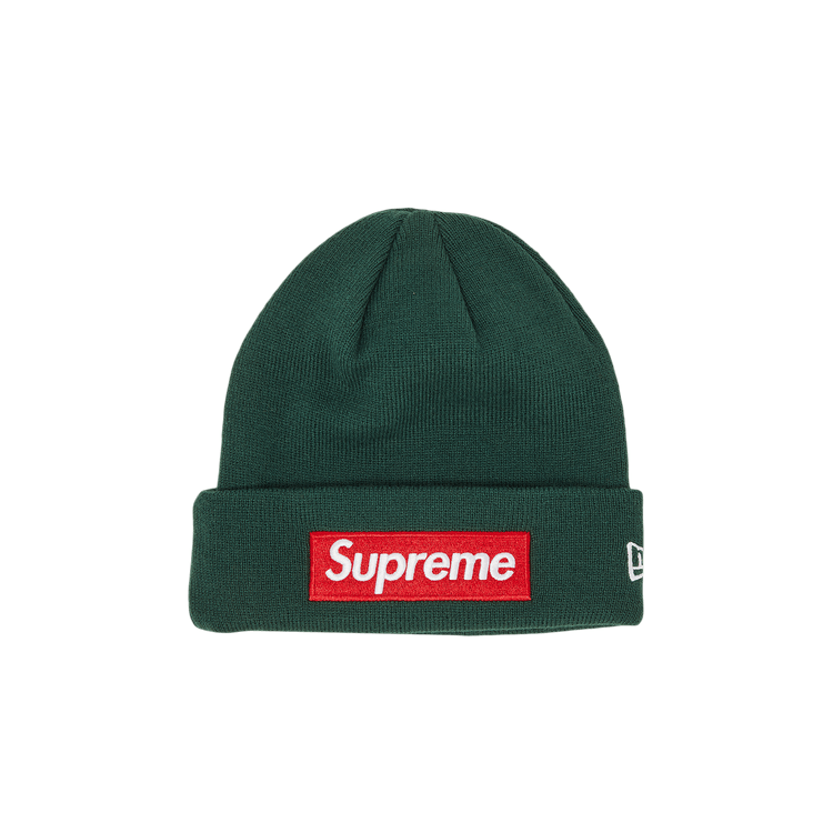 Supreme x New Era Box Logo Beanie 'Dark Pine'