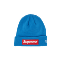 Supreme x New Era Box Logo Beanie 'Blue'