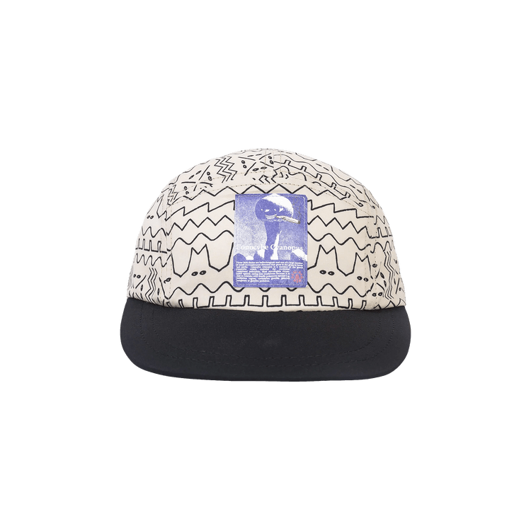 Real Bad Man Shroomer 4 Panel Cap 'Cream/Black'