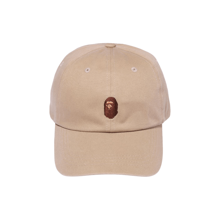 BAPE Ape Head One Point Panel Cap 'Beige'