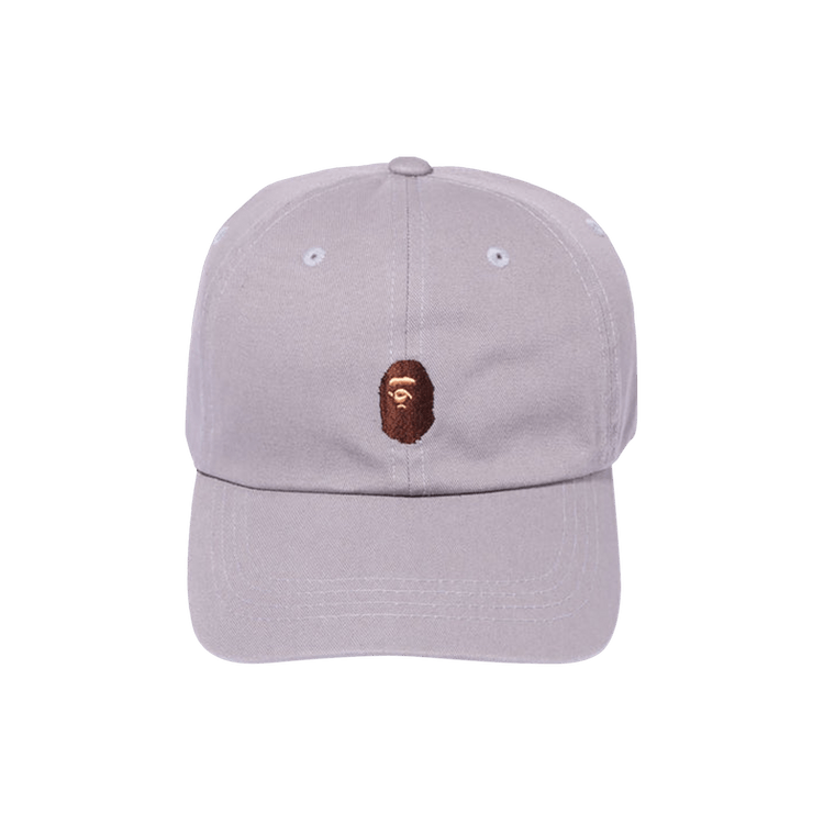 BAPE Ape Head One Point Panel Cap 'Grey'
