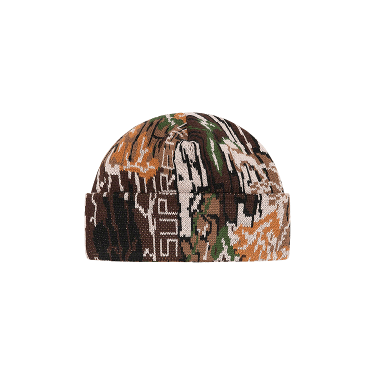 Supreme Trebark Camo Beanie 'Brown'