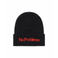 Aries Embroidered Mini No Problemo Beanie 'Black'