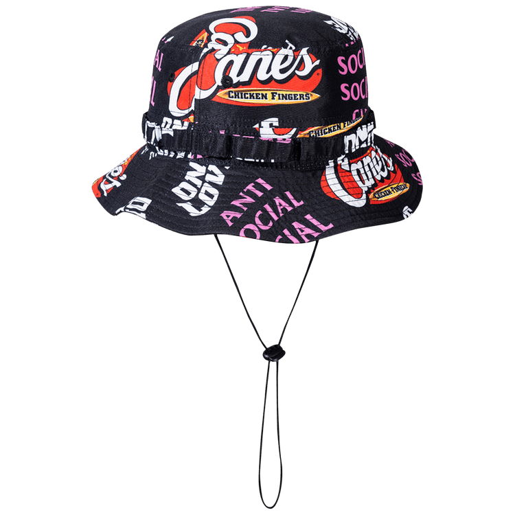 Anti Social Social Club x Raising Canes Trademark Boonie Cap 'Black'