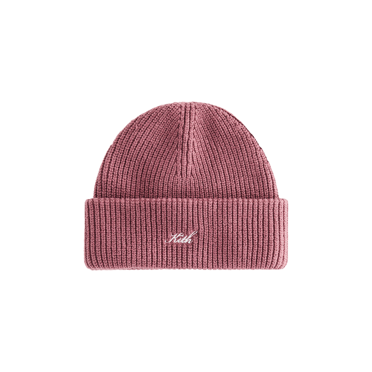 Kith Kids Script Classic Cotton Beanie 'Wine'