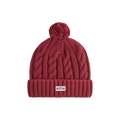 Kith Kids Cable Knit Beanie 'Plum'