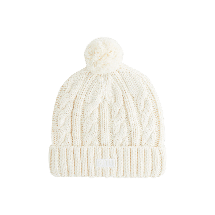 Kith Kids Cable Knit Beanie 'Sandrift'