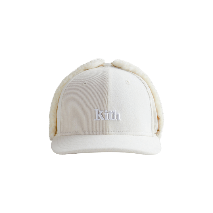 Kith For New Era Serif Ear Flap Fitted Cap 'Sandrift'