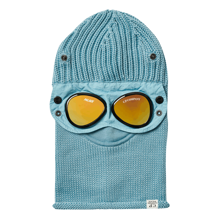 Palace x C.P. Company Goggle Balaclava 'Blue'
