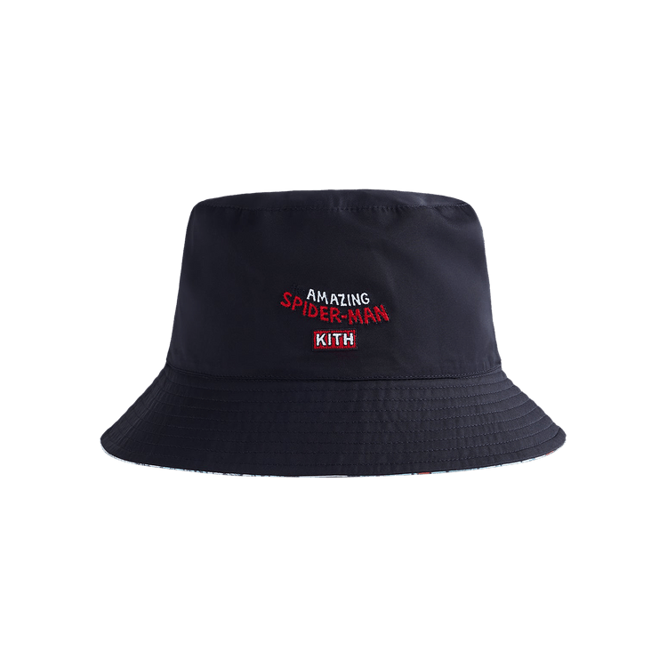 Kith For Spider Man Reversible Bucket Hat 'Black'
