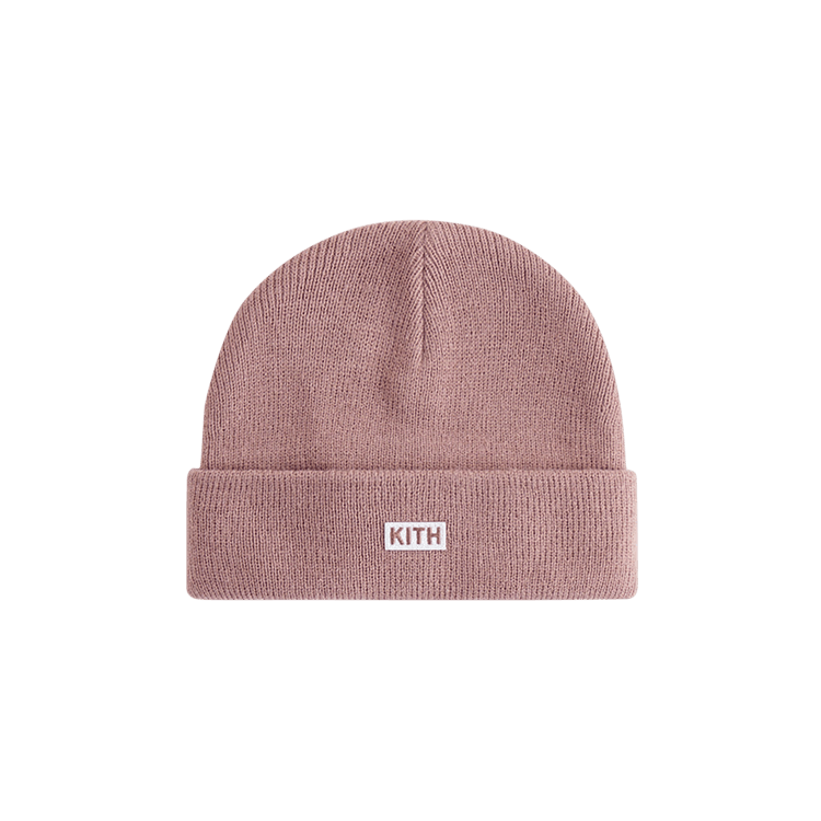 Kith Kids Toddler Classic Logo Rib Beanie 'Dusty Mauve'