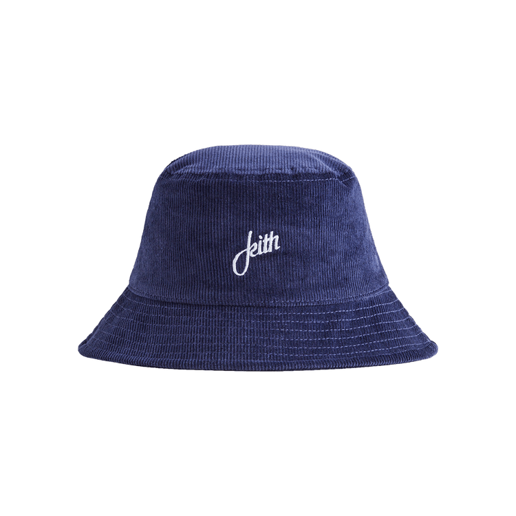 Kith Kids Cord Bucket Hat 'Peacoat'