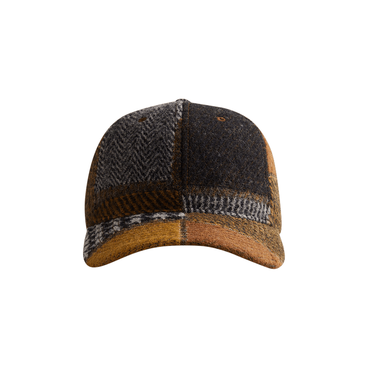 Kith Patchwork Print Serif Cap 'Chestnut'