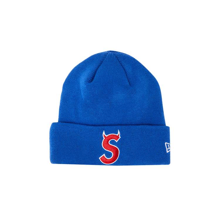 Supreme x New Era S Logo Beanie 'Royal'