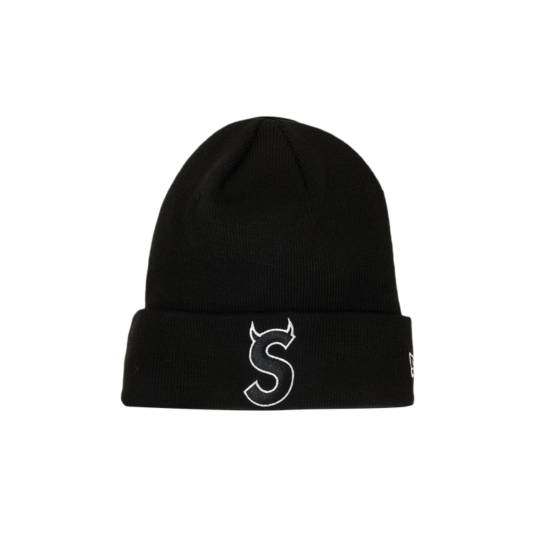 Supreme x New Era S Logo Beanie 'Black'