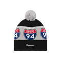 Supreme Interstate Reflective Beanie 'Black'