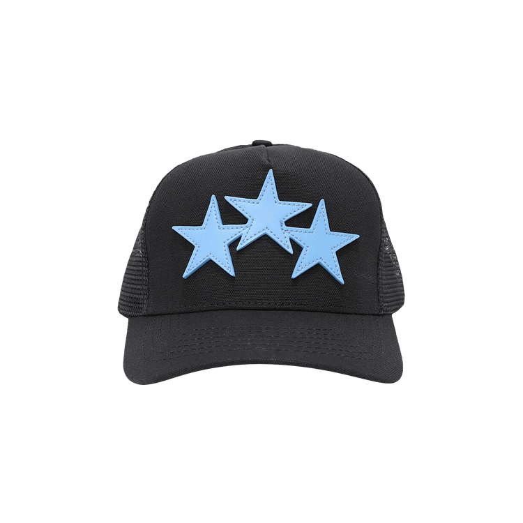 Amiri 3 Star Trucker Hat 'Blue'