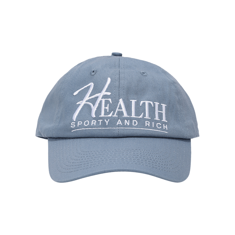 Sporty & Rich Big H Hat 'Steel Blue'