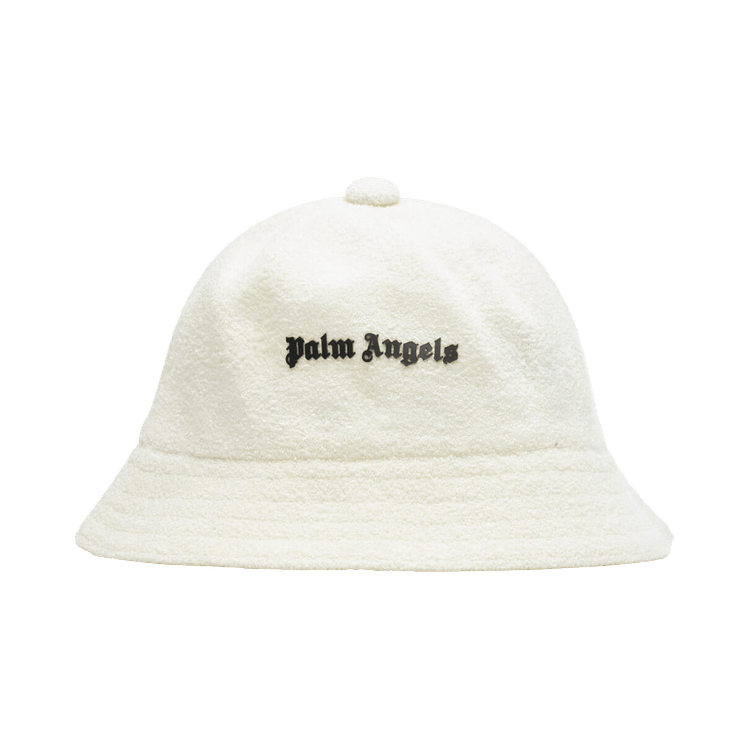 Palm Angels Bouclé Bucket Hat 'Off White'