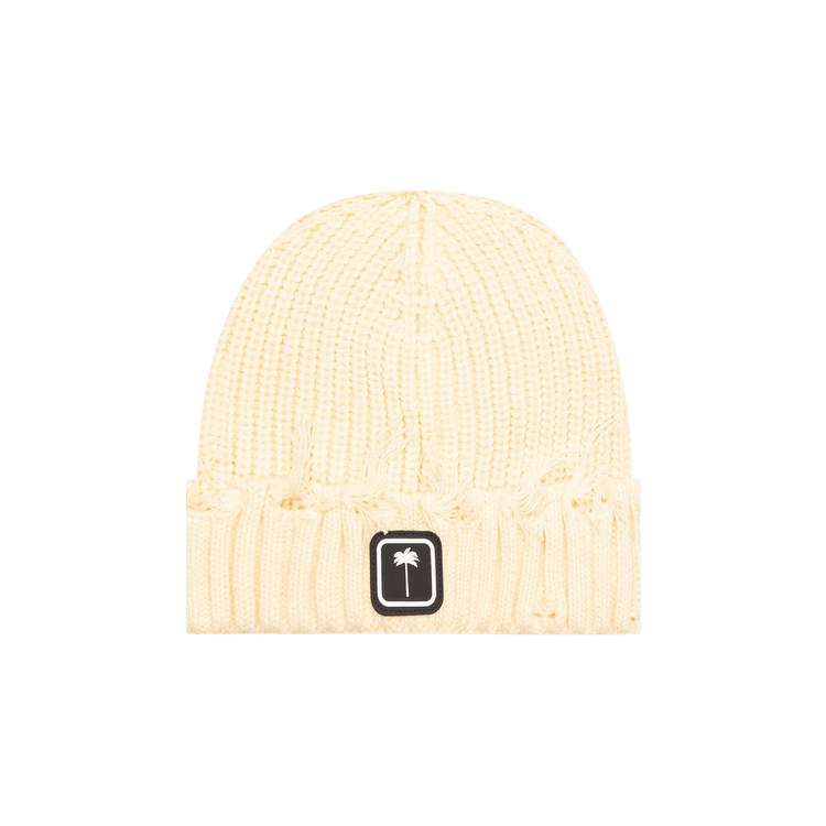 Palm Angels PXP Fisherman Beanie 'Sand/White'