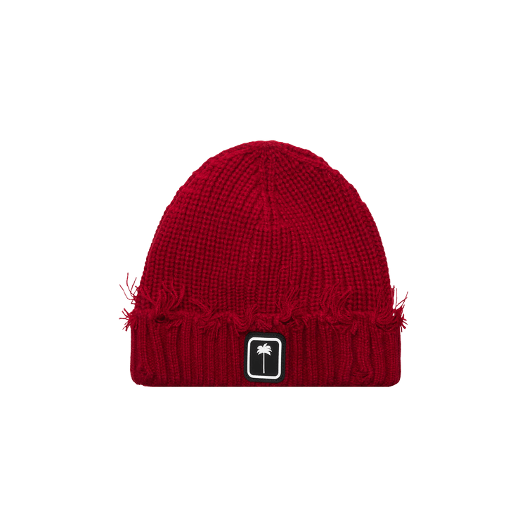 Palm Angels PXP Fisherman Beanie 'Brick Red/White'