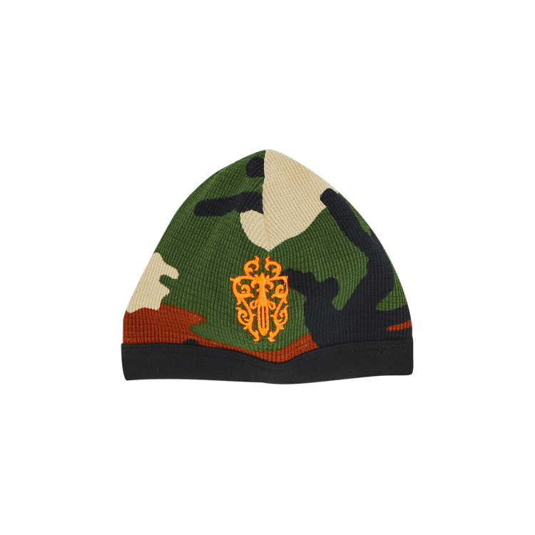 Chrome Hearts Camo Dagger Biker Beanie 'Camo/Orange'