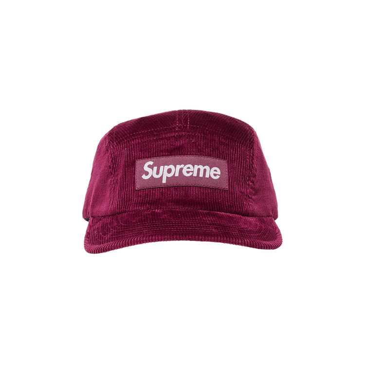 Supreme Corduroy Camp Cap 'Magenta'