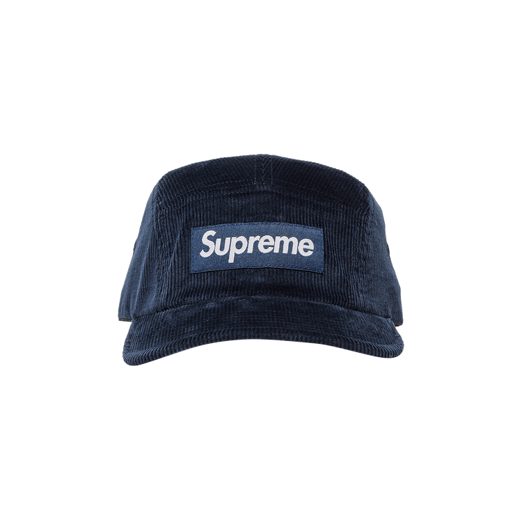 Supreme Corduroy Camp Cap 'Navy'
